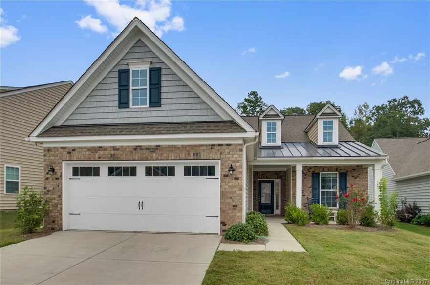 Beautiful single story home in Walnut Creek! This home is better than new with tons of upgrades and ready for move in! 2 bedrooms plus an office. Quiet cul-de-sac with other single story homes, and backed up to woods. Enjoy your covered screen porch w/ fenced yard and patio. Spacious kitchen with island, granite & Frigidaire Gallery SS. Open floor plan. Master bedroom has HUGE walk in closet. Wood floors throughout living areas. Washer, dryer, and fridge included. See the 3D tour! Welcome Home!