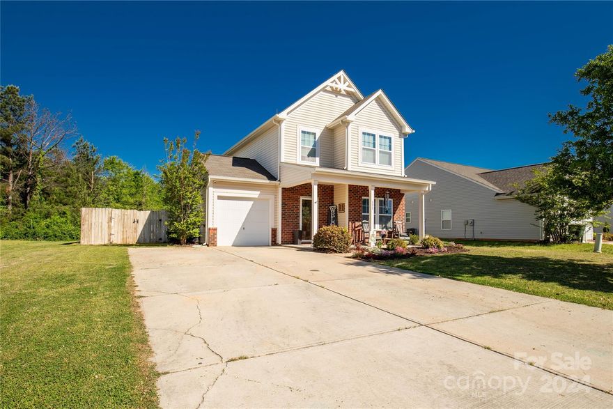 Welcome HOME to 131 Austen Lakes. This adorable home is ready to welcome you HOME! Outside you will find a lovely front porch with plenty of space for rocking chairs, a single-car garage, & a fenced backyard, including a brand new roof & new siding to be installed 7/3. Inside you'll be greeted with a neutral on-trend gray color palette that accents the home well! The front office space is perfect for those work-from-home days! You'll also find a drop-zone for keeping track of all the things needed for a day on the go, a powder room, & the laundry. The 1st floor also features the living room and kitchen. The Kitchen is open & bright with white cabinets, and a work island. The living room features built-ins which are a perfect complement to your big-screen TV! Upstairs you'll find a loft area, 2 guest rooms, a full bath, & the primary suite. The primary bedroom features its own en-suite bath and walk-in closet. Qualifies for Community Lending Program.