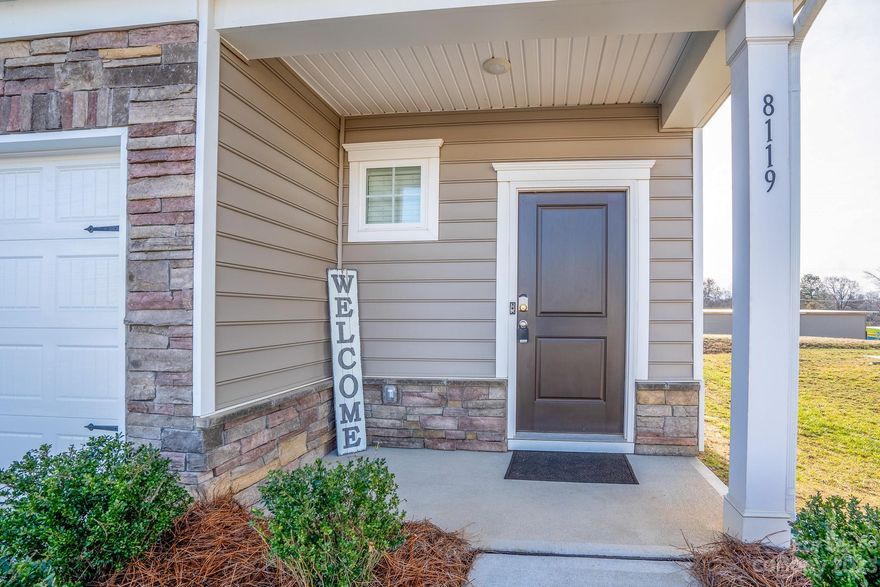 Well maintained 3 bedroom 2.5 bathroom townhome in great community, just minutes from public lake access, restaurants and shopping. Main floor features an open floor plan with vinyl planks floors through out, great kitchen with granite countertops SS Appliance, gas range. Three bedrooms upstairs with large closets, large primary bedroom walk-in closet and two full baths, as well as the laundry room. Townhome features an attached 1 car garage, rear patio, covered front porch. Exterior/lawn service and trash included. Available for move-in on 2/15/24. All persons 18 years and older must complete a $50. non-refundable application online