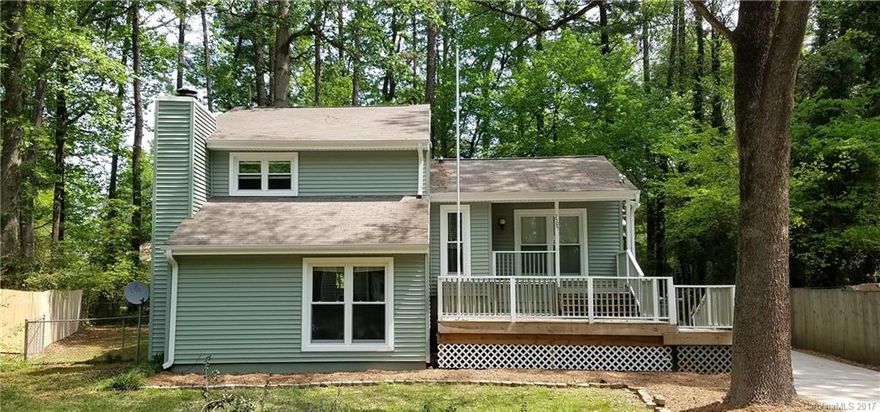 Beautiful home with updated kitchen,  windows, AC. and new siding. Heated tiles in upstairs bathroom. Wired storage shed and tree house!! 2 car carport. Bring your family to see this house, there is something for everyone.
