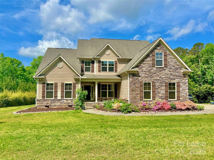 WEDDINGTON WITH A POOL!! Right around the corner from Weddington schools, this spacious home has it all! The main floor includes formal dining room, a flex room for office, sitting room, music room, or school room, a sunroom leading out to the swimming pool, and the Primary Suite.  You'll love the kitchen which features a large island with breakfast bar, gas stove, dual wall ovens, pantry, stainless steel appliances, granite countertops, and abundant cabinet space. Upstairs you'll find a family room, three additional bedrooms each with walk-in closets, and two full baths. The extra room could be a bonus room, playroom, or theater room. The fully fenced backyard features a spa-like pool area. Chairs, tables, umbrellas, and pool service are included! The three car garage has plenty of storage as well as a fridge and freezer.// Lease Terms: 12 months. Dogs will be considered. No smoking. 600+ Credit Score. Proof of income 3x monthly rent. $50 application fee per adult. Pool care included.