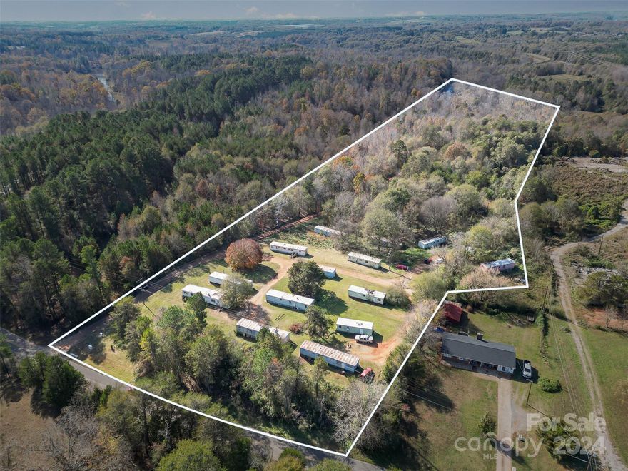 Incredible value-add investment opportunity. Mobile home park with 17 lots, each with private or shared septic and shared, newly replaced well. Currently 5 trailers are occupied, 1 is move-in ready, 10 require replacement, one lot is empty.
This mobile home park spans over 10AC of beautifully located property in a fast growing area. Shelby NC has predicted 4.5% population and income growth annually.
This mobile home park is currently generating NOI $24k, with the rents being below the market average and less than 30% of the units being occupied. With additional investment you can turn this property into phenomenal cash flow investment. Priced to sale! Don't miss out on this amazing opportunity!