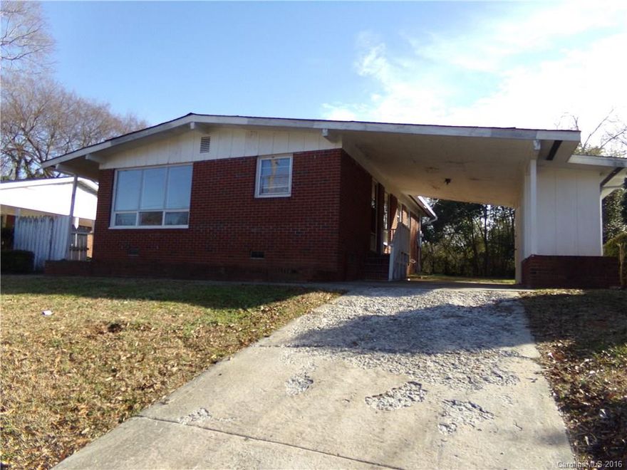 Brick ranch located in well established neighborhood, close to Lancaster amenities.  There is no wasted space in this three bedroom, one bath, with eat in kitchen, living room and full hall bathroom.  Living room and bedrooms feature hardwood floors.  Single carport, paved driveway, partially fenced yard and storage.  Make this house a home with your own renovation/update ideas.