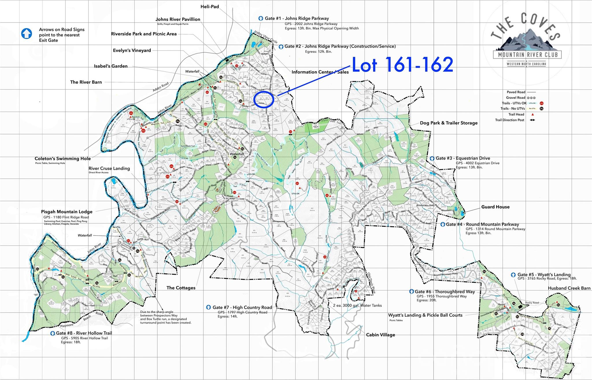 The Coves Mountain River Club - Land