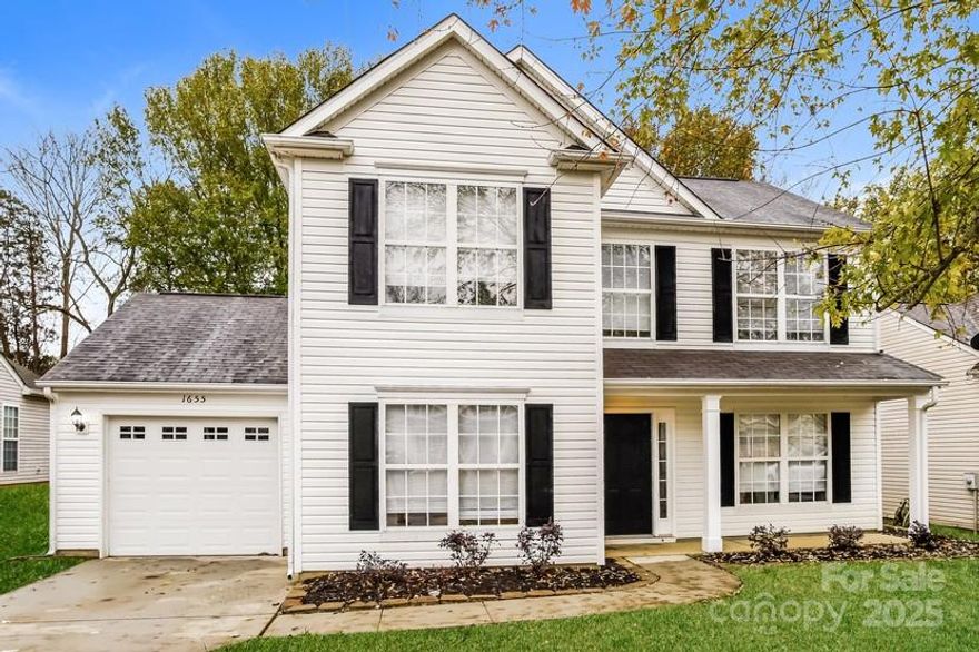 Spacious home in Bristol Park awaiting new owner! You will love the island kitchen and flow to the living area. All bedrooms and both full baths are located upstairs with a convenient half bath on the main. The master includes a tray ceiling, walk-in closet and dual vanity, separate tub and shower - a spa oasis! Come and take a look.