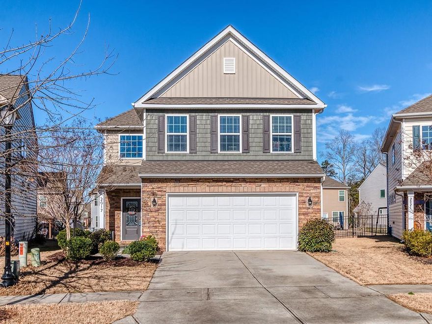 Immaculate home located in Waterside at the Catawba, Fort Mill. Amenity- rich community with state of the art clubhouse w/gathering room, 24hr fitness center, huge outdoor pool complex, tennis courts, playgrounds, walking tails, baseball fields & more. This home offers spacious 2 story foyer, new LVP flooring on main level, dining area, fireplace, open to KT to family room w/breakfast bar.  KT has granite countertops, gas stove, large pantry & SS appliances. Large primary suite w/2 walk-in closets. Primary bath w/garden tub & separate shower. 2nd floor w/huge loft area - great playroom, den or exercise area. spacious secondary bedrooms. Open community space in front of house, great for neighborhood gatherings or walking pets. Backyard has patio plus plenty of room for addition landscaping & a hardscape in the future. Laundry room on main. Easy access to highways & airport. A buyer will enjoy the convenience of nearby shopping and dining plus plenty of outdoor recreational facilities.