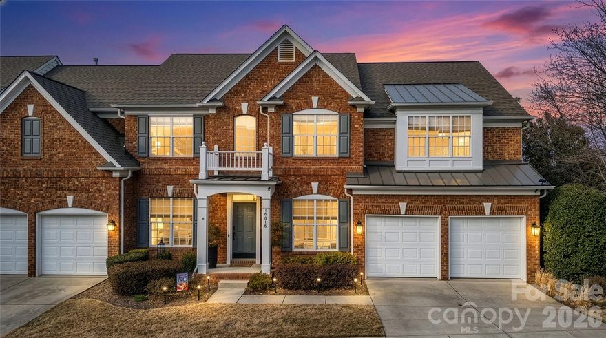 END UNIT! Welcome to luxury living in the heart of Ballantyne. This beautiful end-unit full brick townhome has been completely renovated with high-end, modern finishes throughout. Step inside to a bright foyer and an open, inviting floor plan designed for both everyday living and entertaining. New deck installed in 2025. In the basement, two additional flex rooms that can be used as guest rooms as well as plumbing for a FULL BATHROOM, shower, water and drainage.

The fully renovated kitchen features brand new appliances including a double wall oven and flows seamlessly into the spacious living and dining areas. Throughout the home you’ll find new hardwood floors, fresh interior paint, upgraded LED lighting, and stylish modern fixtures that elevate every space.

The primary suite on the main level offers a private retreat with a fully renovated luxury bathroom, and all bathrooms throughout the home have been thoughtfully updated with modern finishes and built in closets.
Upstairs features a versatile loft, office space, and two additional bedrooms, offering flexibility for work-from-home or guest accommodations.

The basement provides exceptional additional living space, featuring new vinyl flooring, a recreation area, office space, gym, golf simulator or hobby rooms.  Furniture is negotiable. HVAC units replaced with new furnace in 2024. See attachment for upgrades list