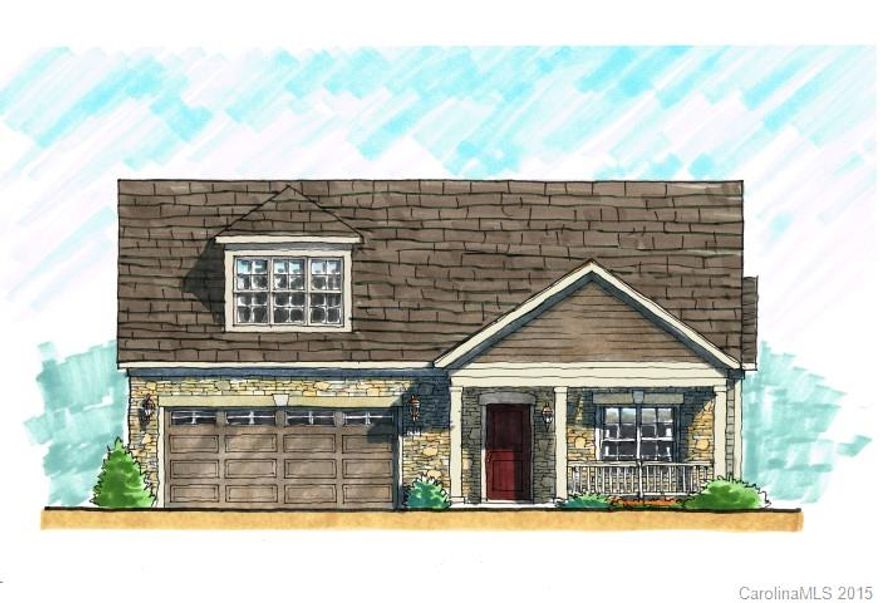 To be built. Maintenance- free exterior, single family ranch style home with low Union County taxes! Open and sunny floor plan surrounds your own private outdoor living space.