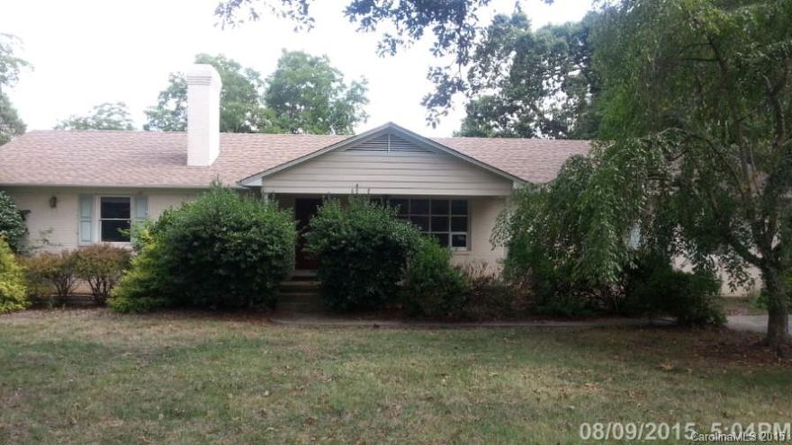 Sprawling ranch with large deck, fenced yard situated on 1.22 acres with a barn. This home has been well cared for and has great living space on the first floor and ample usable space in the walk out basement. Property to be sold in as-is condition and subject to sellers addenda. Exempt from NC property disclosures.