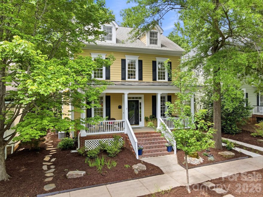 This beautifully updated home located in the highly sought-after Baxter Village, features a one-of-a-kind layout and a hard to find wooded view! This 5-bedroom, 3.5-bath residence is on one of the neighborhood's most private streets, offering spectacular views of the surrounding woods and a well-maintained greenspace with benches, a lovely fountain, and plenty of space for activities. The main level of the home includes formal living and dining rooms, alongside an open living area (don't miss the hand-crafted craftsman-style mantle) that connects to an updated kitchen and breakfast area. Upstairs, you will find the primary suite with an ensuite bath, plus three additional bedrooms sharing an updated full bath. The charming, light filled, main-level hallway connecting the home to the garage leads to a laundry room with built-ins and multiple storage closets. This area also provides access to a versatile bonus room/bedroom complete with built-ins, a full bathroom, a closet, a Murphy bed, and plenty of windows that create a serene, treehouse-like atmosphere. The rear of the home features a paver patio and a spacious deck, overlooking the heavily wooded backyard, the perfect spot for outdoor entertaining. The oversized garage is perfect for parking or to use as a workshop. Residents of Baxter Village enjoy premium amenities, including two pools, parks, walking trails, and the Baxter Town Center. With low-maintenance landscaping and access to award-winning Fort Mill schools, this home is truly a must-see.