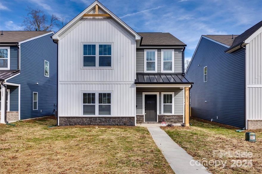 This stunning almost new home is a 3 beds, 2.5 baths property located just minutes away from Uptown. Upon entering, you'll notice the open and spacious floor plan, designed to maximize natural light and offer functional living space. The home boasts luxury vinyl plank flooring throughout, as well as designer finishes that add a touch of elegance. The main level features a modern kitchen with sleek appliances, white cabinets with a built-in pantry, a herringbone backsplash, and a large kitchen island. The primary suite is a luxurious retreat, with a private ensuite bathroom featuring a fully tiled shower, elegant finishes, and a spacious walk-in closet. Additionally, there is a loft that can be used as an office, sitting room, or playroom. The home also has special details such as a cedar column/gable and a separate street access, making it truly unique. In addition to all these features, the home comes with a fully fenced backyard and gate, providing privacy and security.