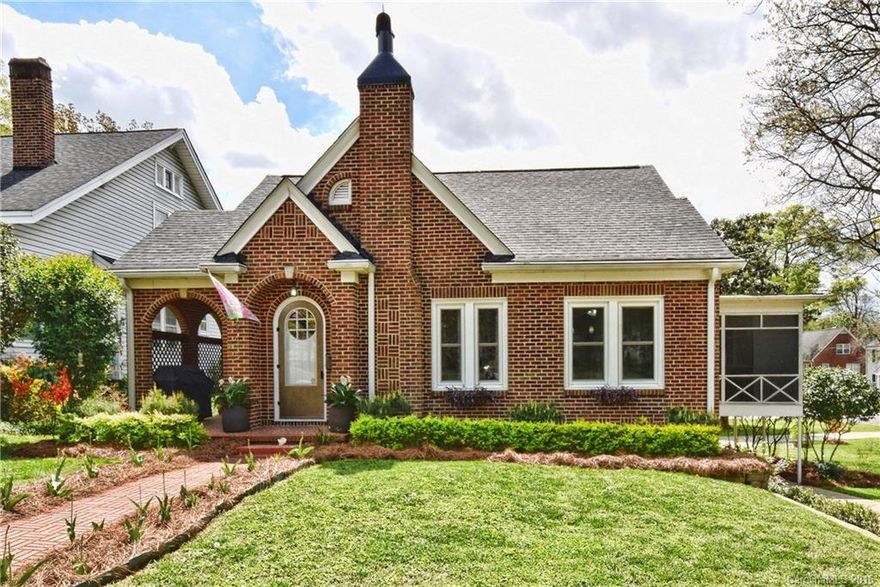 Beautifully updated and well maintained historic home in Gastonia's first residential neighborhood, York Chester! 
Situated on a landscaped corner lot, with an award winning yard, this property is sure to impress. Updated throughout with detailed attention to the original character of the home. New Architectural shingle roof recently installed. Relax on the spacious screened-in sunroom after enjoying the nearby conveniences. Charm meets function and style in this historic York Chester property!