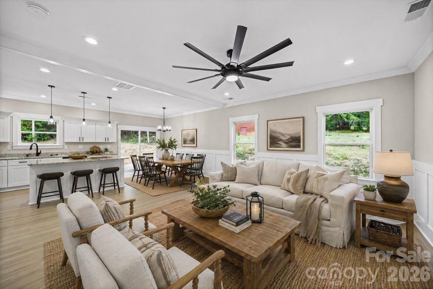 Brick new construction home with upgrades + private wooded lot under $300K—rare find in Albemarle.| USDA Eligible |  
This 3-bedroom, 2.5-bath home combines low-maintenance durability with modern upgrades and an open, functional layout designed for everyday living. The main level features a bright, open-concept living space with detailed moldings, a spacious kitchen with center island, and seamless flow for entertaining.
Upstairs, the primary suite offers a private retreat with a walk-in closet and en-suite bath, while two additional bedrooms provide flexibility for guests, a home office, or growing needs.
Set on a generously sized lot that extends into the tree line, this property offers added privacy and room to enjoy the outdoors—something buyers consistently struggle to find in newer homes. Property line extends into the tree line, property is marked.
Located just minutes from downtown Albemarle, with convenient access to shopping, dining, Stanly Community College, and an easy drive to Charlotte. Outdoor recreation is right at your fingertips with Badin Lake, Lake Tillery, and Morrow Mountain State Park nearby.