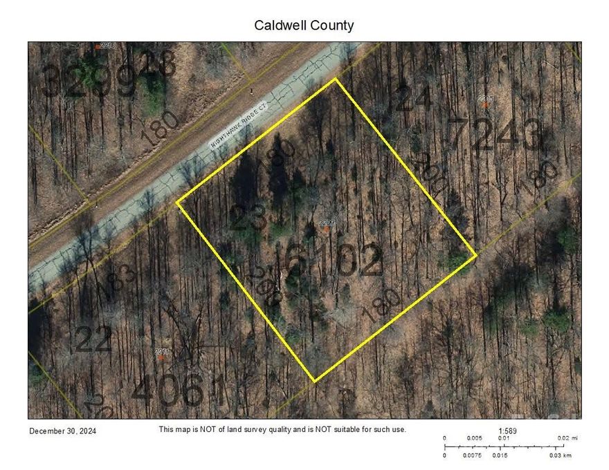LONG RANGE MOUNTAIN VIEWS! This .83 acre lot has access to county water and electric at the road - all you need is septic! With an elevation just short of 2000', you will enjoy watching the weather come over the mountains - and in the Winter, SEE THE SNOW on the Western peaks without being in it. On the rare occasion that this area does get snow, the roads are scraped by the HOA. This location provides a more direct route via US Hwy 321 to Blowing Rock, Boone & the Blue Ridge Parkway than the Western side of Caldwell County. Groceries, Shopping & Hospital/Health Care is less than 8 miles! Cedar Rock Country Club offers a variety of membership packages and is located at the base of Eagle Heights with dining, golf, tennis & swimming.