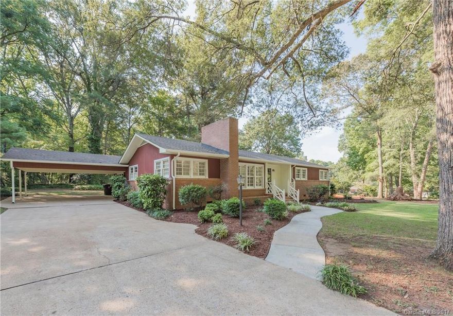 109 Springdale Rd. York, SC. Welcome to this Cute Updated Ranch Home perched on a Wooded ½ acre lot located in the City limits. This Spacious Retro property offers Gleaming Hardwood Floors along w/new Tiled Floors, Fresh Paint, New Plumbing & Lighting Fixtures, Newly installed Carpet, Kitchen Appliances, & Upgraded Baths. The Mini-Split system is an upgrade now offering heat/air in the addition. New Gutters have been installed along w/fresh Landscaping so you can garden till your heart’s content