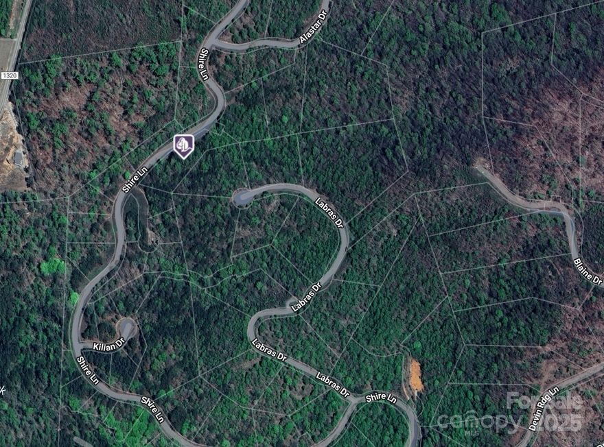 Build your dream home in this gated mountain community with spectacular views! The lot is within the Great Sky neighborhood (Formerly Queens Gap) and offers paved roads, city water and underground utilities. Plenty of acreage to build while maintaining privacy and views.  Located between Charlotte and Asheville and near Lake Lure.