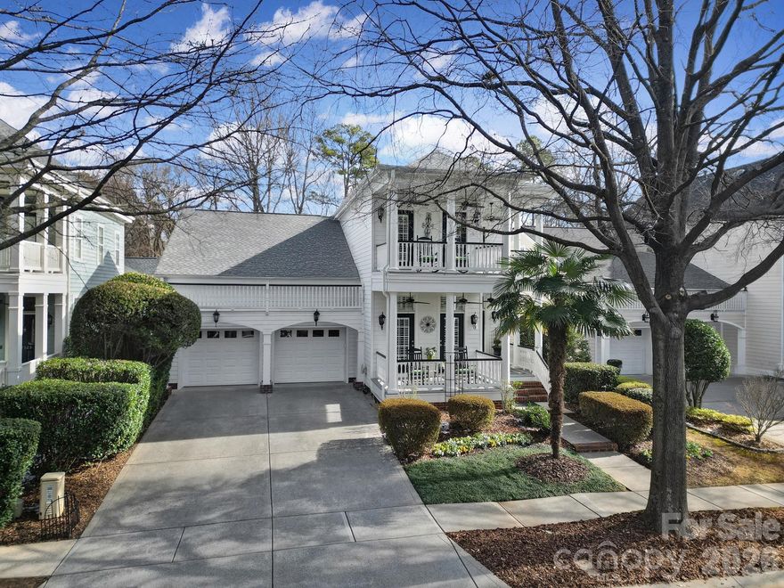 Tucked within the tree-lined streets of the award-winning Ardrey community—known for its Charleston-style architecture, wonderful amenities, and true neighborhood feel—this beautifully upgraded home blends timeless Southern elegance with modern comfort. Located on a quiet cul-de-sac overlooking a community park and fountain, the home offers exceptional indoor and outdoor living. The open kitchen features a large island with gas cooktop and seating for up to six, refinished cabinetry, upgraded LG stainless steel appliances, and a GE Monogram beverage cooler. Wood plantation shutters, wide-plank oak floors, extra-large crown molding, and designer lighting elevate the main living spaces. The primary suite includes custom his-and-hers closets and a spa-inspired bath renovated in 2021 with dual quartz vanities, oversized shower with bench, soaker tub, and custom storage. Additional highlights include a marble-surround gas fireplace with custom built-ins, a flexible front room ideal for an office or playroom, a converted screen porch now serving as a spacious den, multiple covered porches, a brick paver patio with natural gas grill connection, abundant storage, extensive system upgrades, and a large, private backyard with wooded views—perfect for kids and pets.