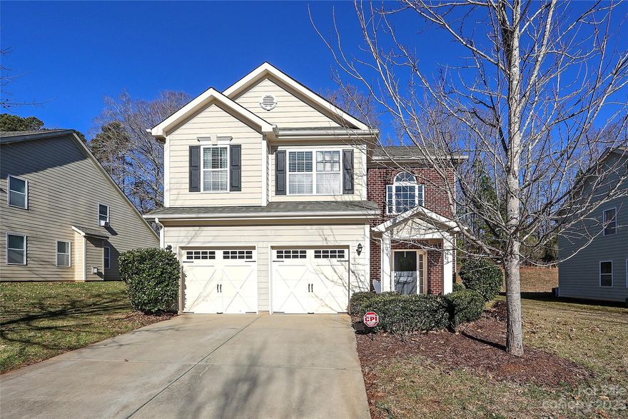 Welcome home to this meticulously maintained home in a stunning lakefront community close to the airport, I-85 & I-485.  The fully updated kitchen features granite countertops, glass tile backsplash and stainless steel appliances. Hardwood floors eloquently flow throughout the entire main level.  The formal dining room is perfect for intimate dinners or could easily transform into a home office.  The generously sized master bedroom & ensuite bath provide a perfect tranquil retreat.  A beautiful custom oversized patio provides a perfect outdoor space for relaxation or entertaining.  Neighborhood amenities include 2 pools, tennis courts, fitness center, playground, dog park, boat launch and walking trails.