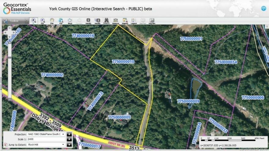 Beautiful acreage, supreme privacy, mature hardwoods, close proximity to lifestyle amenities!  Located at York/Lancaster County Lines.  3 miles from new Fort Mill By-Pass, 2.6 miles from new Elementary school. Area known for best middle & high schools in York County.  Close to NC/SC state line/1.75 miles from high growth Indian Land area on Hwy 521. Butts up against Carolina Green Way w/ riding trails(25 miles plus).  NO HOA! Great location for land/acreage without losing your lifestyle.