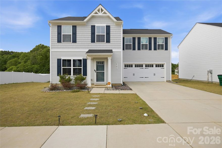 This beautiful two-story home offers a bright and open layout designed for modern living. Natural light fills the main level, highlighting the durable LVP flooring that flows throughout the primary living areas. The combined living and dining space creates a welcoming atmosphere, perfect for both everyday living and entertaining.

The kitchen is thoughtfully designed with a central island for added workspace and gathering, along with a convenient pantry for extra storage. A half bathroom on the first level adds functionality for guests.

Upstairs, you’ll find all four spacious bedrooms, along with two full bathrooms and a conveniently located laundry room, making daily routines easy and efficient.

Step outside to enjoy the rear patio, ideal for relaxing or hosting gatherings, and take advantage of the detached rear storage for additional space and organization. This home blends comfort, style, and practicality in every detail.
