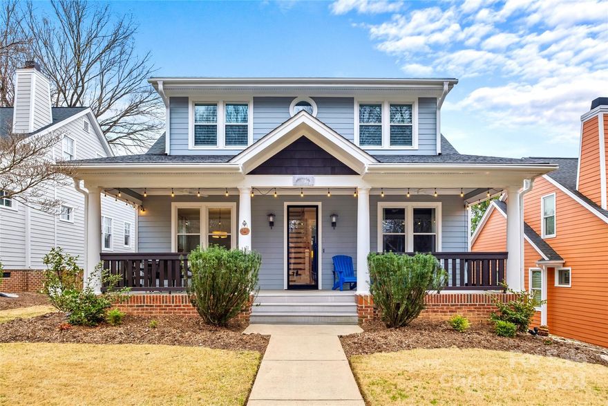 Welcome to our home in the heart of Plaza Midwood on the horseshoe of Club Road. Everything has been updated and is move in ready. You can relax in a perfect backyard setting, hang out in the in-ground pool & hot-tub or just chill by the fire pit.  
Home comes with a detached two car garage equipped with a single 220 V AC to DC Type C EV charger. Garage access via shared working alley. Other features include newly enclosed screened in back porch, Leaf-Guard gutter systems, encapsulated crawlspace and in-ground natural gas line for all your grilling needs.  This is a must-see home, inside & out. Please note listing agent is also the homeowner.