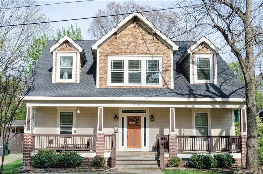 Beautifully maintained home just blocks from the center of NoDa! This spacious 4 bdrm/3.5 bath, open floor plan is a rare find. Gleaming hardwoods throughout downstairs. Inviting Master suite w/ sizable bath and closet. 2 bdrm + additional bdrm/bonus upstairs along w/ 2 full baths. Great loft space w/ tons of natural light. Cozy fenced in back yard w/ deck. Located within a block of the Montessori school and neighborhood park. WILL NOT LAST LONG!
