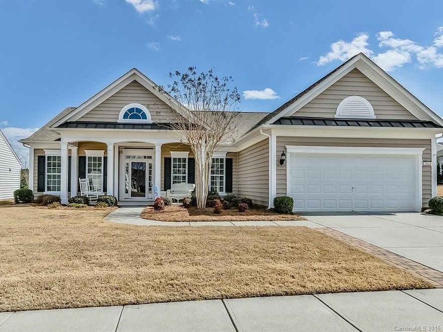 The pride of ownership shines brightly in this ready to move in Bluffton Cottage home. 2/3BRs, 2 full BAs, MBR has stall shower & Jacuzzi tub. KIT w/ SS appliances & skylight. Crown molding thru-out, along w/hardwoods in the living areas & carpeted BRs, tile floors in BA & laundry. The community has a golf course, 2 amenity centers, 2 outdoor & 1 indoor pool, walking trl, tennis & Pickle Ball crts, dog park, etc. Numerous interest groups.