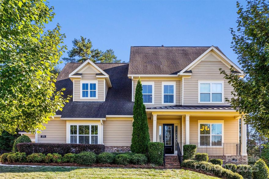 Welcome to The Forest at Fort Mill—where elegance meets comfort in this stunning 5-bedroom, 4-bath home. Step inside the impressive two-story foyer with custom wainscoting and immediately feel the perfect blend of sophistication and warmth. The main level is designed for both living and entertaining with hardwoods, a formal dining room, and a spacious great room centered around a cozy gas fireplace. The gourmet kitchen is a true showstopper—featuring granite countertops, tile backsplash, gas range, convection oven, oversized island, walk-in pantry, and sunny breakfast area. A butler’s pantry adds even more convenience. Hosting guests is effortless with a main-floor suite and full bath. Upstairs, you’ll find four additional bedrooms, three full baths, and a large bonus room—ideal as a media space, playroom, or even a sixth bedroom. The luxurious owner’s retreat offers a coffered ceiling, dual vanities, soaking tub, and an oversized tiled shower.Enjoy year-round outdoor living on the screened porch with fireplace, or relax on the deck overlooking a private, wooded backyard. A 3-car garage provides plenty of storage and functionality. NEW CARPET in every bedroom and bonus room...this home is move in ready! Located in the top-rated Fort Mill School District with easy access to I-77, shopping, and dining—this home has it all. At its new price of $825,000, it’s an incredible opportunity you don’t want to miss!