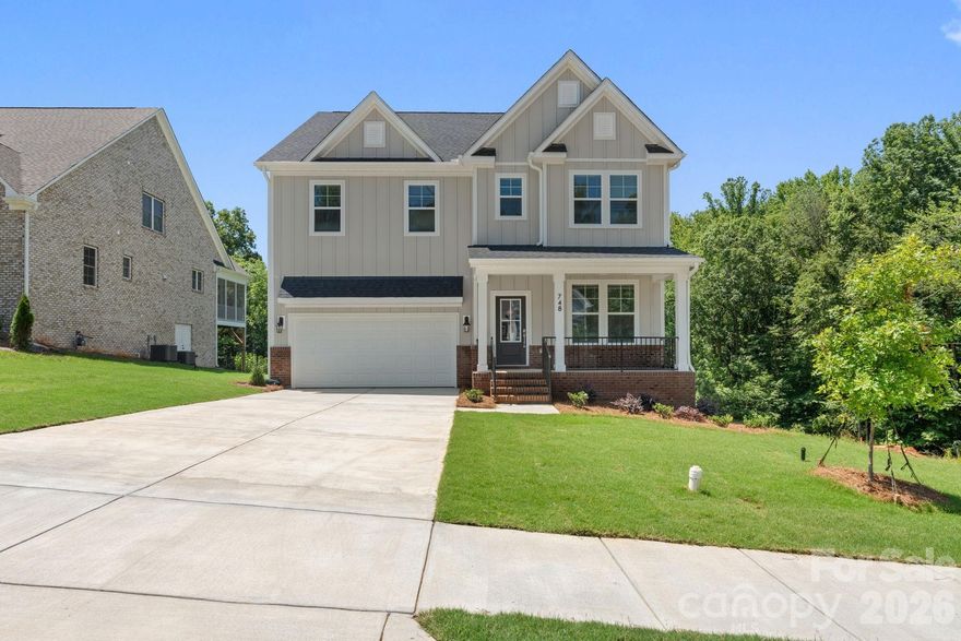 **Enjoy $10,000 in seller concessions when using one of the builder’s preferred lenders—an excellent opportunity for a rate buydown or assistance with closing costs.

Welcome to the Magnolia, a beautifully crafted currently under construction new construction home offering 5 bedrooms and 3 bathrooms with thoughtfully designed spaces and elevated finishes throughout. From the moment you step inside, you’ll notice the attention to detail featuring quartz countertops, stylish black/gold fixtures, and modern touches that bring warmth and sophistication to every room.

The main level includes a private guest suite, perfect for visitors. Upstairs, the spacious primary suite serves as a true retreat, complete with a double vanity, elegant tiled walk-in shower, and glass enclosure that creates a spa-like feel.

At the heart of the home, the kitchen shines with stainless steel appliances, cabinetry, and a large island ideal for cooking, entertaining, and gathering with family and friends. Whether hosting or enjoying a quiet night in, this space is designed to bring people together.

Step outside and enjoy the thoughtfully designed outdoor living space featuring both a covered and uncovered rear deck, perfect for relaxing, entertaining, grilling, or enjoying the outdoors year-round.

Conveniently located in the desirable Coulwood area of northwest Charlotte, this home offers quick access to I-485, I-85, and Hwy 16, making commuting to Uptown Charlotte, Charlotte Douglas International Airport, and the Whitewater Center simple and convenient. Just minutes from everyday shopping, dining, and grocery options including Food Lion and nearby retail along Mt. Holly-Huntersville Road. Enjoy outdoor recreation close to home at Shuffletown Park, while major shopping destinations like Charlotte Premium Outlets are only a short drive away.

**Photos are for illustration purposes only**