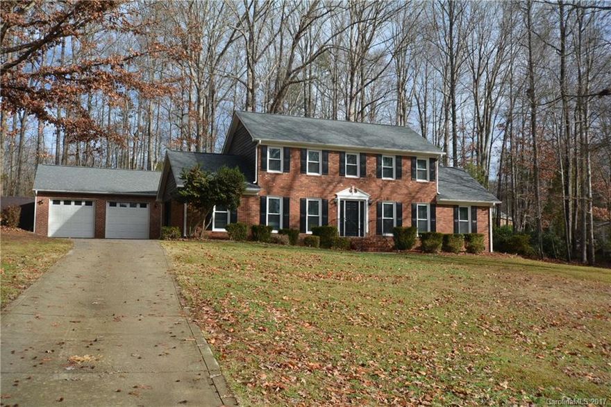 Stunning brick home with spacious, open living areas downstairs.  Two bedrooms, one full bath down; three bedrooms (including master) and two full baths upstairs.  Beautiful finishes, from the countertops, to the tile floors, to the ceiling in the master bedroom.  So much to offer!