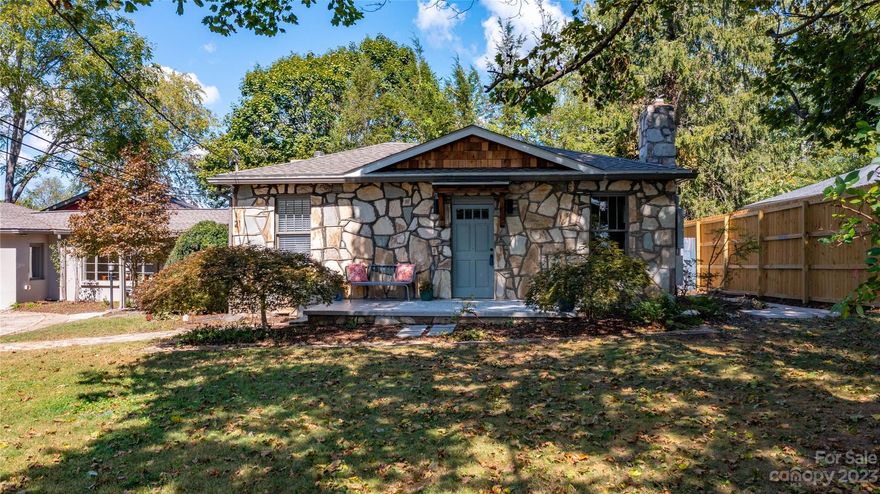 Unique home in a great West Asheville location.  Walkable to Haywood Road restaurants, groceries, and shops. Completely renovated home with ADU and a buildable lot. Build your dream home or keep as a large level front yard.  Two one-level living units with separate electric panels. Easily able to open up between units if want a door installed.  Great opportunity to live in one unit and rent the other. Perfect home for extended family.  Number 21 is a 3BD/2BA home with beautiful original hardwood floors, plus a renovated kitchen and bathrooms. New HVAC in #21.  Number 21A has a zero-step entry, open-concept kitchen and living room, plus one bedroom, one office and a handicap-accessible bathroom. Private concrete patio in the back is great for entertaining. Established, low-maintenance landscaping. Home is on a level flag lot. Two new water heaters install in Jan. 2023. Also included is 19 Drake St separate lot. Pease review survey.