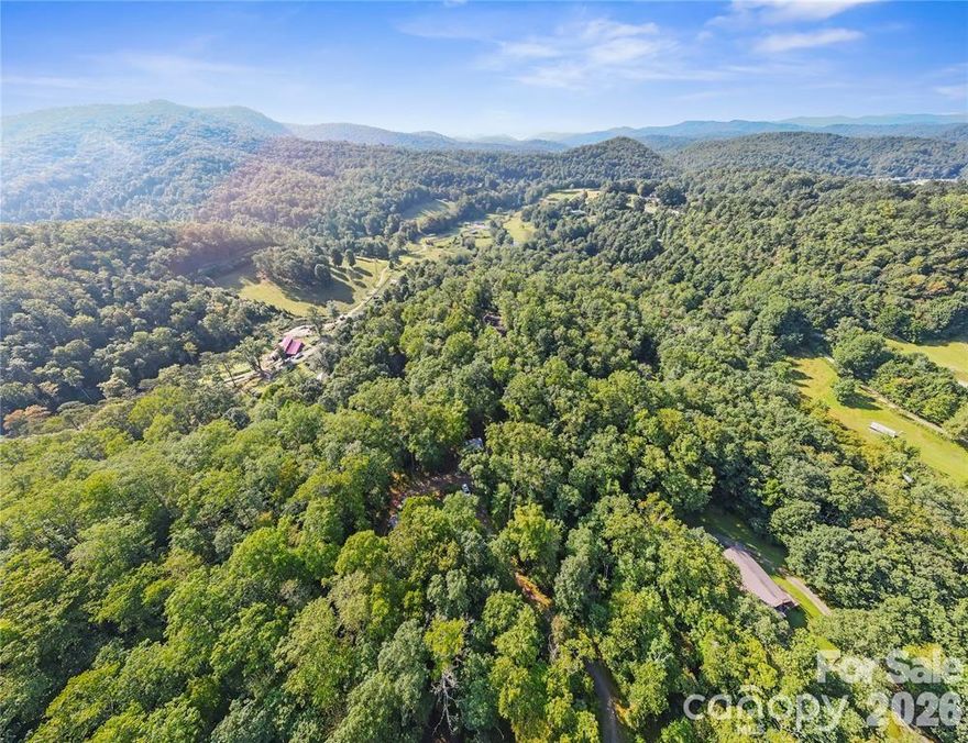 Lot 16 in the beautiful Sweetwater Ridge neighborhood offers exceptional value just minutes away from Blue Ridge Parkway views and French Broad River fishing. Take advantage of the fact this lot adjoins Pisgah National Forest land. You could build a nice second home or short term rental given the minimum size requirement is a modest 1200sq. ft; or, design and build your next mountain dream home. Utilizing the additional adjoining lots for privacy buffers and/or additional builds, Lots 13, 14, and 15 are available--this unique opportunity is sure to go quickly! Currently, a combined listing includes lots 13-16 totaling +/- 6.78 acres.
