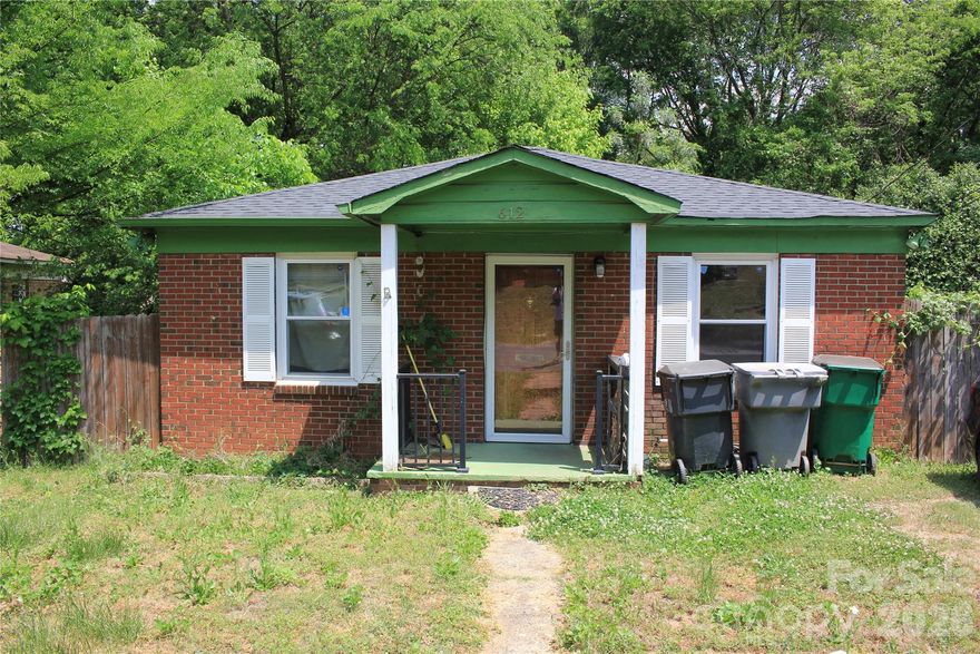 Investor/Builder opportunity in highly desirable 28203. This 2BR/1BA brick home is currently tenant-occupied with a strong rental history, providing immediate income while you plan for the future. Situated on a .13-acre lot with N1-D zoning, the property is ideally suited for residential redevelopment in an area experiencing ongoing infill and new construction.

Surrounded by revitalization and conveniently located near South End, Uptown, and major transportation corridors, this is a prime hold-or-build scenario. Property is being sold subject to lease—do not disturb tenant.