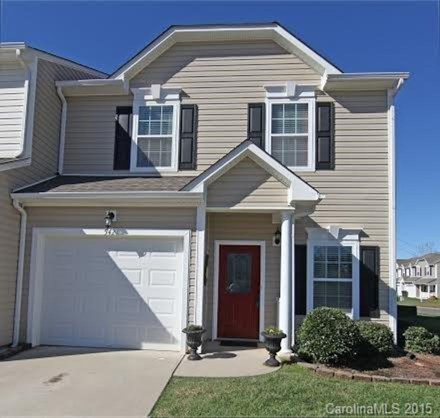 Fabulous end unit. Originally the model with super new updates! Granite countertops w/new oversized custom sink. New laminate floor in living room & vinyl tile in kitchen. Beautiful hardwoods upstairs. New vanities. Master BR has vaulted ceiling, double sinks and walk in closet. Elegant decor with custom paint colors. Private fenced patio. This is a must see property! Club house and pool. Super location!