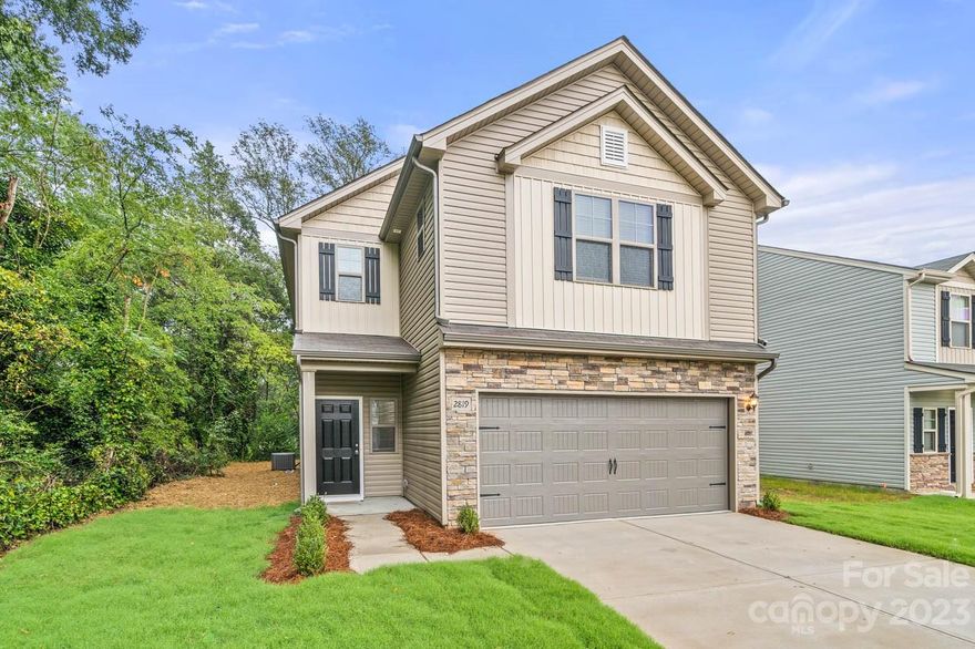 Reserve your next home today with just $1,000! Up to $10,000 to buyer at closing if preferred lender is used.  Complete in April/May 2024!  Brand New Construction in a wonderful East Charlotte Location.  Open concept design & stylish modern colors.  Lots of Upgrades included in this home on easy-care sized lot.  First Floor has 9’ ceilings and beautiful Luxury Vinyl Plank floors in the main level living areas. All areas are open - Kitchen, Dining and Family Room with lots of easy-flow living space. Kitchen has granite counters, variable height upper cabinetry with molding, SS appliances and subway tile backsplash, plus a large granite island with breakfast bar. LV 24x12 inch tiles in the full baths. Smart Features included in Promo. Model Home is open! 4040 Stoneygreen Lane, Charlotte NC 28215. Tu & Th - 10:00 am - 2:00pm, Sat. 11:00am - 4:00pm, Sun 12:00pm - 4:00pm.