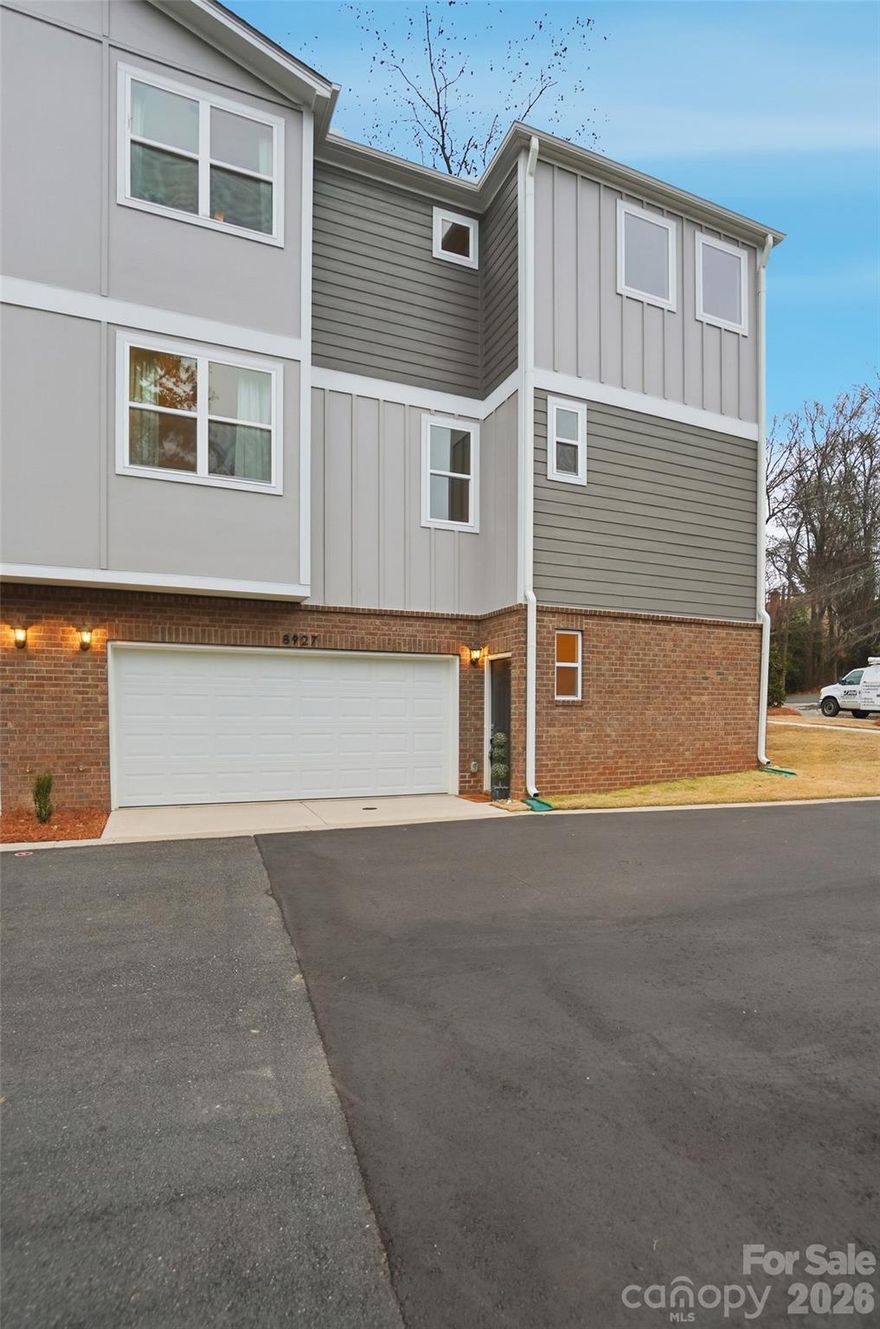 SELLER OFFERING $4,000 TOWARD BUYER CLOSING COSTS! > NEW CONSTRUCTION > Discover the perfect balance of luxury and logic in this brand-new 4-bedroom, 4-bathroom townhome located in the heart of South Charlotte. This isn’t your standard townhome layout; it is a masterclass in functional design.

MAIN LEVEL: Features a spacious two-car garage and a private bedroom with a full bath—perfect for a quiet home office or a secluded guest retreat.

SECOND LEVEL: The heart of the home. This bright, open-concept level is anchored by a chef-inspired kitchen and a sun-drenched living area. Uniquely, this level includes a FULL BEDROOM AND FULL BATH, offering rare convenience for guests or multi-generational living without the need to change floors.

THIRD LEVEL: The ultimate sanctuary. The primary suite features a spa-inspired bath with a custom shower and a massive walk-in closet. A fourth bedroom with its own en-suite bath completes this level, ensuring every resident enjoys total privacy.

LOCATION: Just minutes from the Light Rail, I-485, and Little Sugar Creek Greenway. Enjoy the best of South Charlotte shopping at Quail Corners and Carolina Pavilion. With a $4,000 CREDIT to buy down your rate or cover closing costs, this is the most competitive value on the market today.