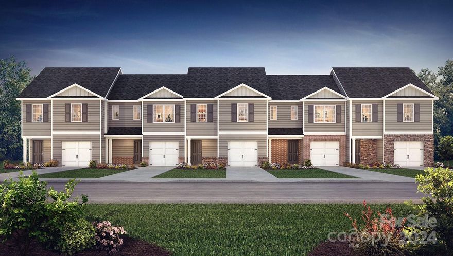 Brand New Townhome Community in Charlotte! This location is perfect for an easy commute in Charlotte! Whether you are wanting to be near The University, Downtown Charlotte, Northlake, Huntersville or Mountain Island-this location is convenient to everything. The Mitchell floorplan hosts an open concept dining room, family & kitchen w/ a breakfast bar. The kitchen includes shaker style cabinets, granite countertops, stainless steel electric range, microwave & dishwasher. Spacious primary suite with large closet and on-suite bathroom with double vanities and large shower. This home is an incredible value with all the benefits of new construction and a 10 yr. Home Warranty! Home Is Connected? includes programmable thermostat, Z-Wave door lock and wireless switch, touchscreen control device, automation platform, video doorbell, and Amazon Echo. All home features are subject to change without notice. Internet service not included. Lot 29