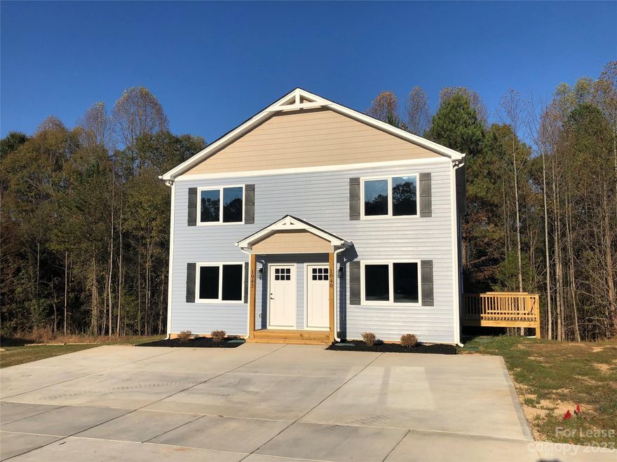 Brand new 3 bedroom 2 1/2 bathroom apartment conveniently located in Lincolnton. This open concept apartment with modern finishes has vinyl plank flooring, carpet in bedrooms, stainless steel appliances, granite countertops, a side deck, and much more. Application fee is $40 per adult. Pets are conditional with a $300 pet fee. Rent is $1495 and the security deposit is $1495. Lawn maintenance is included in rent.