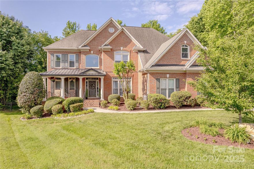 Nestled in one of the most desirable neighborhoods in Providence Hills, this stately 5 bedroom brick home offers exceptional space, style, and outdoor living. A main-floor guest suite provides ultimate convenience, while the fully finished third floor offers multiple flex spaces—ideal for a home office, gym, media room, or playroom. Inside, you’ll find spacious living areas with thoughtful updates throughout. Open kitchen features granite countertops, tile backsplash and a feature coffee bar. The second floor showcases a loft with built in shelving and a desk. The spacious primary suite with ensuite bathroom has ample storage and walk in closet. Step outside to your private backyard retreat, featuring a saltwater pool, expansive paver patios, a cozy firepit, and a sunroom that opens to a deck perfect for entertaining or relaxing year-round. This home truly combines elegant indoor living with resort-style outdoor amenities in one of the area’s most coveted communities.