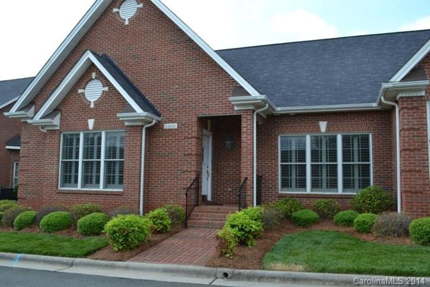 Beautiful gated community in Rock Hill with great access to I-77, shopping, restaurants and medical offices!  This lovely home has 3 bedrooms, 2 baths, huge kitchen with quartz counter tops, stainless appliances.  Large living room with fireplace/gas logs, formal dining room, and large great room.  Two private patios, double garage, extra parking pad.  Gorgeous hardwood and tile flooring.  Heavy moldings throughout.  Quartz counter tops even in the bathrooms.  Shows like a model home!