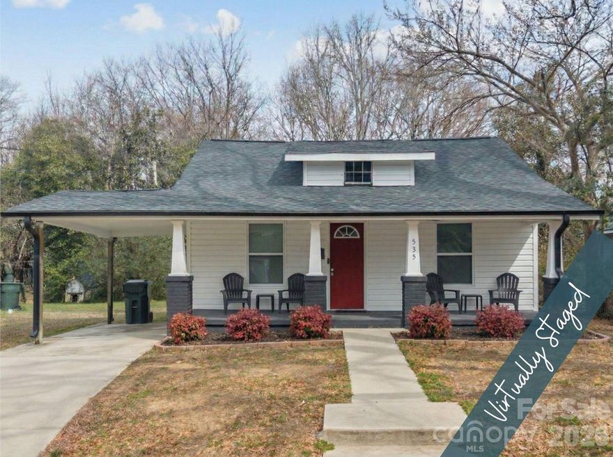 Welcome to this a fully renovated 3-bedroom, 2-bath home in the heart of Old Town Rock Hill, where historic charm meets modern peace of mind.

Completely updated in 2022, this home offers the rare combination of character and confidence. The roof, HVAC, water heater, electrical, and plumbing were all replaced, giving you the feel of a newer home while preserving the warmth and soul of an established neighborhood. Inside, you’ll find stylish, modern finishes thoughtfully blended with an inviting, cozy retreat-like atmosphere. It’s the kind of home that feels welcoming the moment you walk through the door.

Designed for both comfort and connection, the layout flows beautifully for everyday living or entertaining before heading out to enjoy everything Old Town has to offer.

And the location? Unmatched.

Walk just minutes to Fountain Park, the Rock Hill Center for the Arts, Rock Hill Market, and some of the area’s most popular restaurants including award winning Kounter Restaurant and Elk Ave Tavern. Enjoy Food Truck Fridays in the spring, concerts and festivals at the Old Town Amphitheater, and the beloved ChristmasVille ice skating rink in winter. You're only minutes from the Rock Hill Sports & Event Center, Winthrop University, and Clinton College, placing you at the center of culture, athletics, and community.

Commuters will appreciate the easy access to I-77 and a quick 25-minute drive to Uptown Charlotte, offering the perfect balance of small-town charm and big-city convenience.

Beyond lifestyle and location, this home qualifies for multiple down payment assistance grant programs including up to $20,000 FHLB grant, Heroes for eligible veterans, teachers, police officers, firefighters, and professionals in education and healthcare fields and the City of Rock Hill's Down Payment Program, making ownership even more attainable.

Old Town Rock Hill continues to experience strong demand thanks to its walkability, historic character, and vibrant event calendar. Whether you’re searching for a primary residence, a lock-and-leave lifestyle, or a smart long-term investment in one of the city’s most desirable areas, 535 Flint Street delivers. Home was previously rented as a VRBO unit for midterm rentals. So it would make a great investment property too.

Modern systems. Timeless character. Unbeatable location.