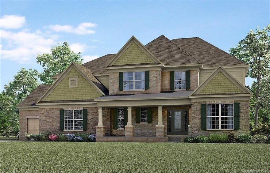 Outstanding value for Marvin! Backs to tree Preserve, BRICK HOME,10’ ceilings & 8’ doors on main, library,morning room, bdrm w/l bth on main, Bonus,Basement :3 rooms+ bdrm, bth,exercise rm & storage rm. 5” HW -main except in guest bdrm &  bth.Tile,granite & framed mirrors - all Full baths, stone FP & coffered ceiling in Gathering rm,  Kitchen Aid appliances w/ White cabinets w/ glass mullions & HUGE island, Owner’s bath features:Luxury Shower, changing rm, closet w/ cabinets,home theater prewire