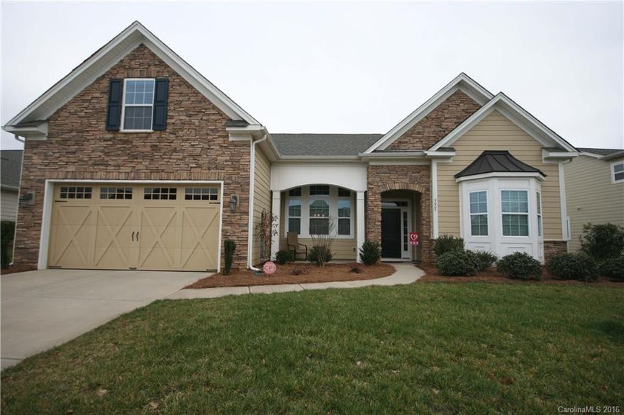 Great home with a split floor plan. This home has a superb kitchen with granite, pendent lights, backsplash &staggered cabinets. Enjoy the meal you made in the stunning Dining room. DR has coffered ceilings and wainscoting. This home has tons of storage. The master bedroom/bath will not disappoint! His/Her sinks, soaking tub, separate shower, Lg walk in closet. Office has french doors and a bay window. Home has irrigation and a covered porch. Come take a look for yourself. Great open floor plan.