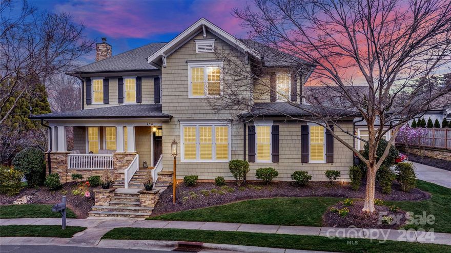 Stunning, turn-key Craftsman-style home meticulously renovated in 2023 at a cost of over $225,000. No expense spared to ensure every aspect of the home meets the highest standards of quality and craftsmanship. Combining the best of modern amenities with timeless charm, home has a unique blend of comfort, sophistication
and elegance to captivate the most discerning home buyers. Renovations/updates include: removal of wall between great room and kitchen/dining to open up the floor plan; new and refinished hardwoods throughout home; new spa-like primary bathroom with steam shower, heated floor, free-standing soaking tub; whole-house insta-hot water heater; kitchen sink osmosis system; designer lighting, and much more. Detached second living quarters with bedroom/bathroom/WIC great flex space: use as in-law/nanny/guest suite, for home based business. Heated/cooled garage with epoxy floor. Outdoor living space includes front and back porches, outdoor kitchen. See Agent Remarks for more