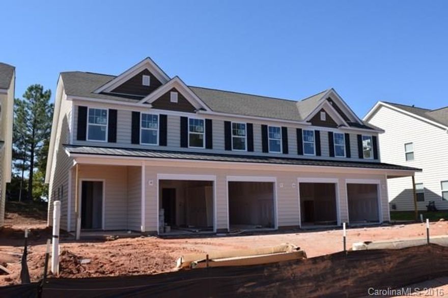 Brand new beautiful end unit townhome located in very popular Millwood Plantation.  This townhome offers 3 bedrooms with master on main level.  Spacious living and dining area, granite kitchen with stainless appliances.  Upstairs houses two additional bedrooms and bonus room/office.  Easy stroll to LA Fitness, shopping and restaurants.  Great access to I-77.