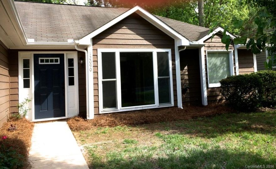 Transitional ranch w/2 car garage. Bright open flood plan w/ vaulted ceiling. Just painted dining & breakfast areas, tile in kitchen & baths. -No carpet- laminate flooring split bedroom plan, master has tray ceiling & walk-in closet, separate shower & tub. Fenced yard & deck. Borders Green Belt. Washer, dryer, fridge included.