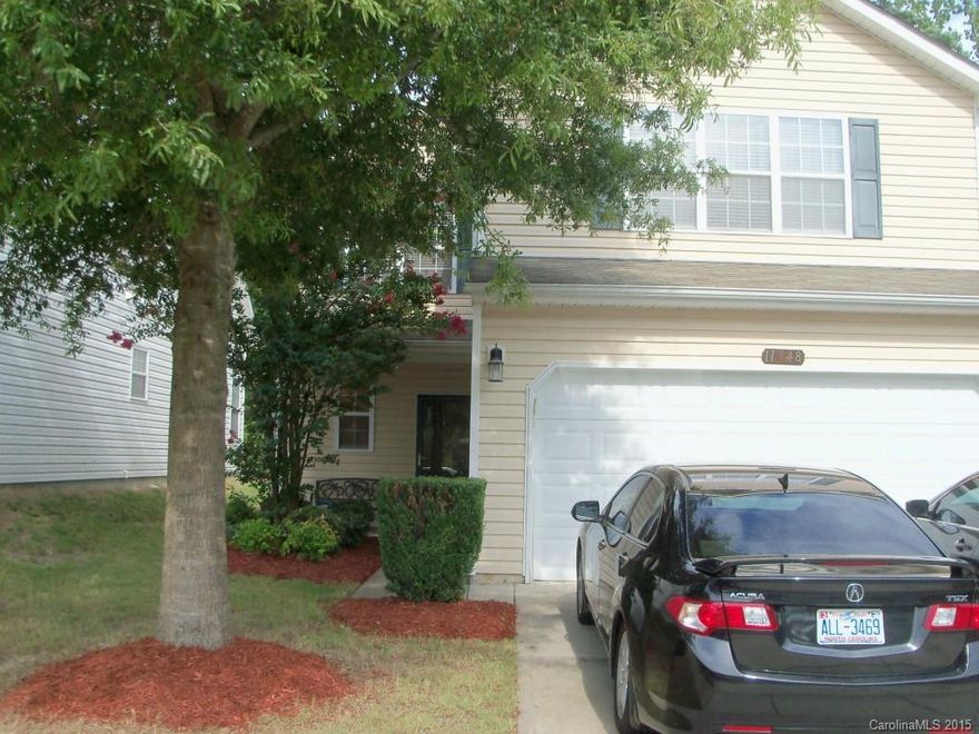 Ballantyne location, very spacious 3 bedroom 2 1/2 bath home with TWO car garage! Breathtaking hardwoods on the main!!!  Large family room with gas fireplace!  Master suite fit for a king!shower! Large walk in pantry!   Community pool and pond! Close to grocery, salons, restaurants, shopping, and all that Ballantyne has to offer!!