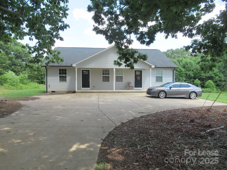 Conveniently located duplex in the Lincolnton/Maiden area! This well-maintained unit offers over 900 square feet of living space with fresh paint throughout. Features include a spacious den, a functional kitchen with appliances, 2 bedrooms, and 2 full bathrooms. Enjoy outdoor living with a covered front porch and a rear patio. Application required for lease consideration. Small breed pets only.