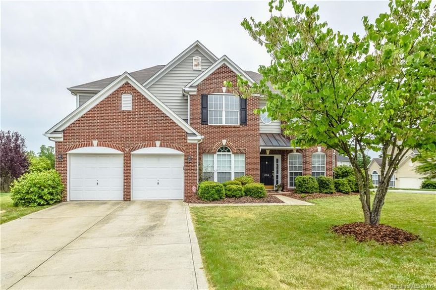 Gorgeous FRONT BRICK HOME W/ 5 Bedrooms, 4 FULL BATHS, plus BONUS or 6th BEDROOM! UPDATED KIT W/GRANITE,TILE FLOORS,2 PANTRIES, BRKFST BAR, ISLAND AND OPENS TO GR W/FP. LR AND OFFICE! PLUS GUEST SUITE ON MAIN! RETREAT IN YOUR OVERSIZED MASTER SUITE W/LRGE WALK-IN CLOSET AND LUXURIOUS BATH! ALL SECONDARY BEDROOMS ARE LARGE WITH NEUTRAL CARPETING AND OVERSIZED CLOSETS! THIS HOME HAS AN ABUNDANCE OF STORAGE. CUL-DE-SAC LOT ON THE CABARRUS SIDE OF HIGHLAND CREEK.