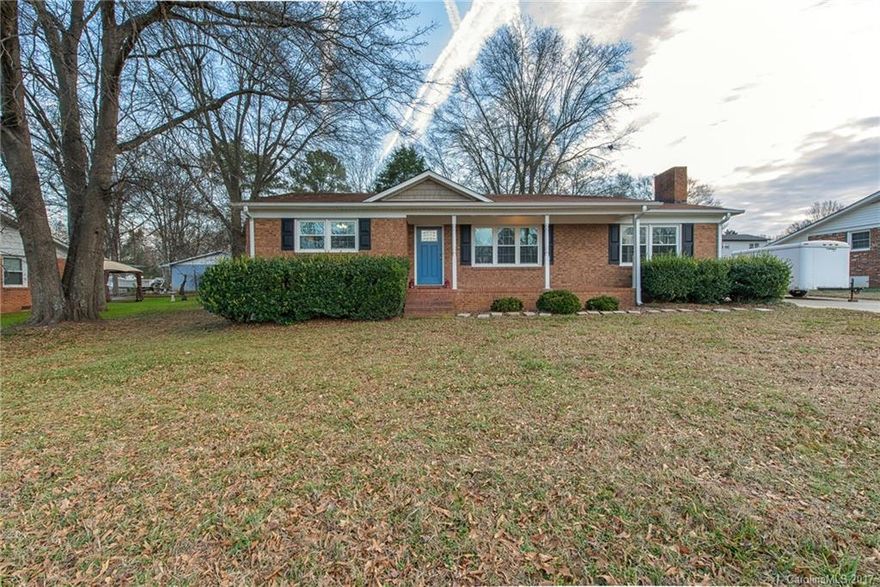 Charming brick house with large rocking chair front porch. Home features sweet southern charm with stainless steel appliances,hard wood flooring throughout, crown molding,large fenced in back yard and so much more. Home has a recently replaced roof, windows and HVAC. Not much to do but move in and enjoy! Easy commuter location. This house will not disappoint, home is perfect for someone looking to downsize, just starting out or anywhere in between.
